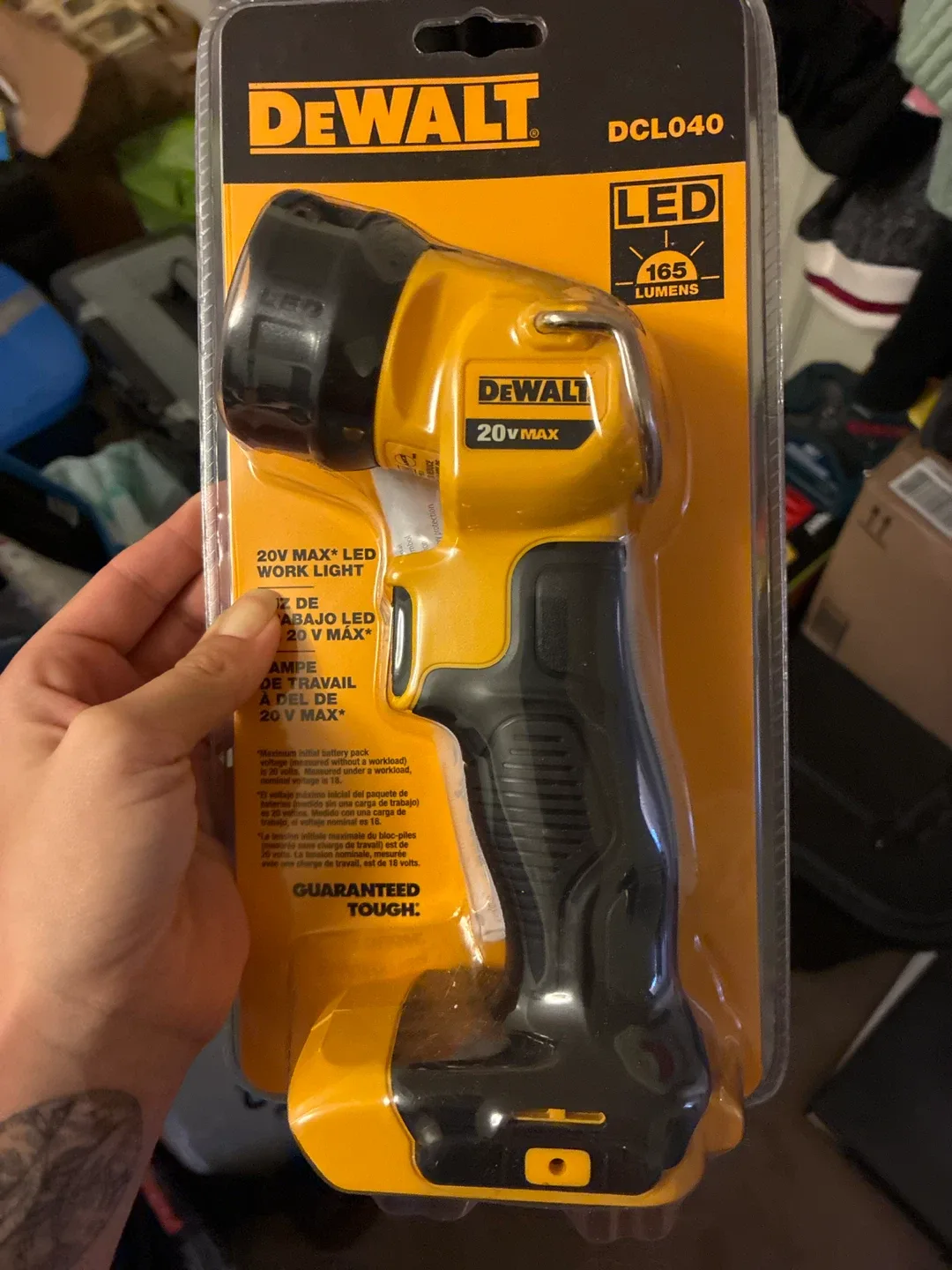 New DeWalt DCL040 20V MAX LED Work Light