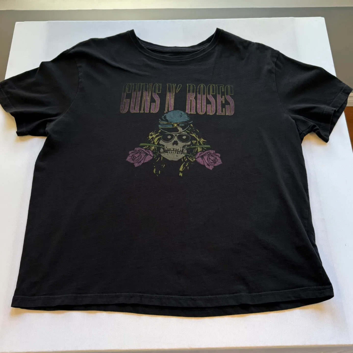 Guns N Roses Graphic Band T Shirt Black Womens Size XL Unisex image indicator(5)
