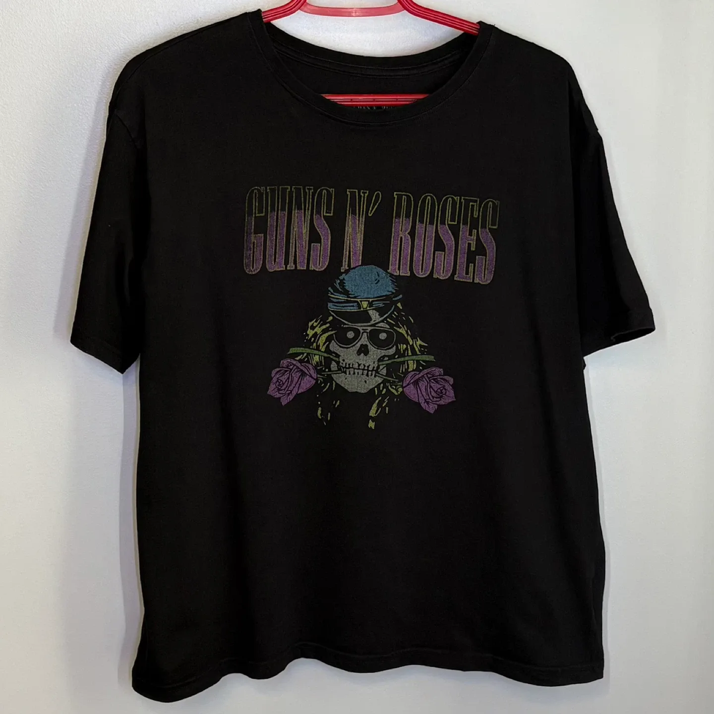 Guns N Roses Graphic Band T Shirt Black Womens Size XL Unisex image indicator(2)