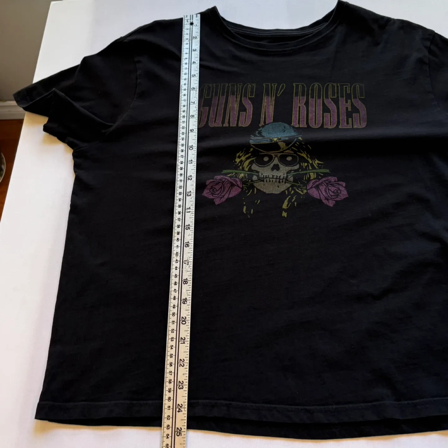Guns N Roses Graphic Band T Shirt Black Womens Size XL Unisex image indicator(7)