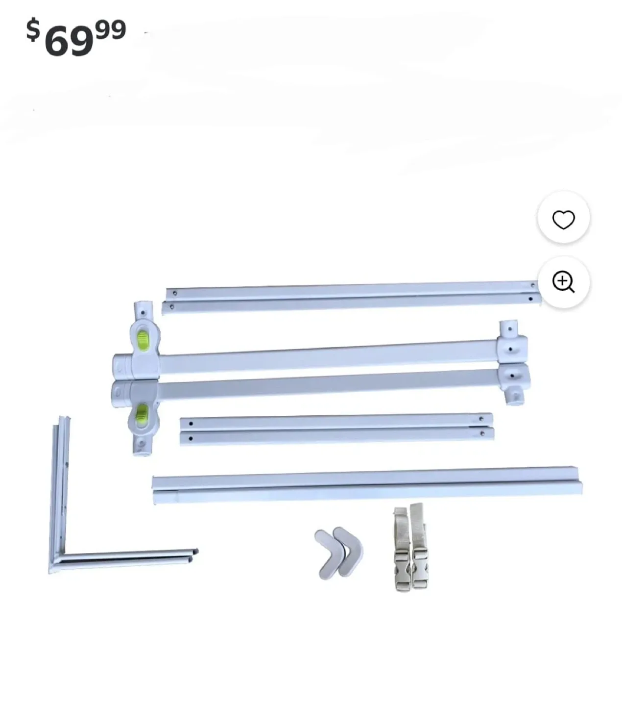 Toytexx 1-Piece Set of 2M Bed Safety Guardrails for Infants image indicator(4)