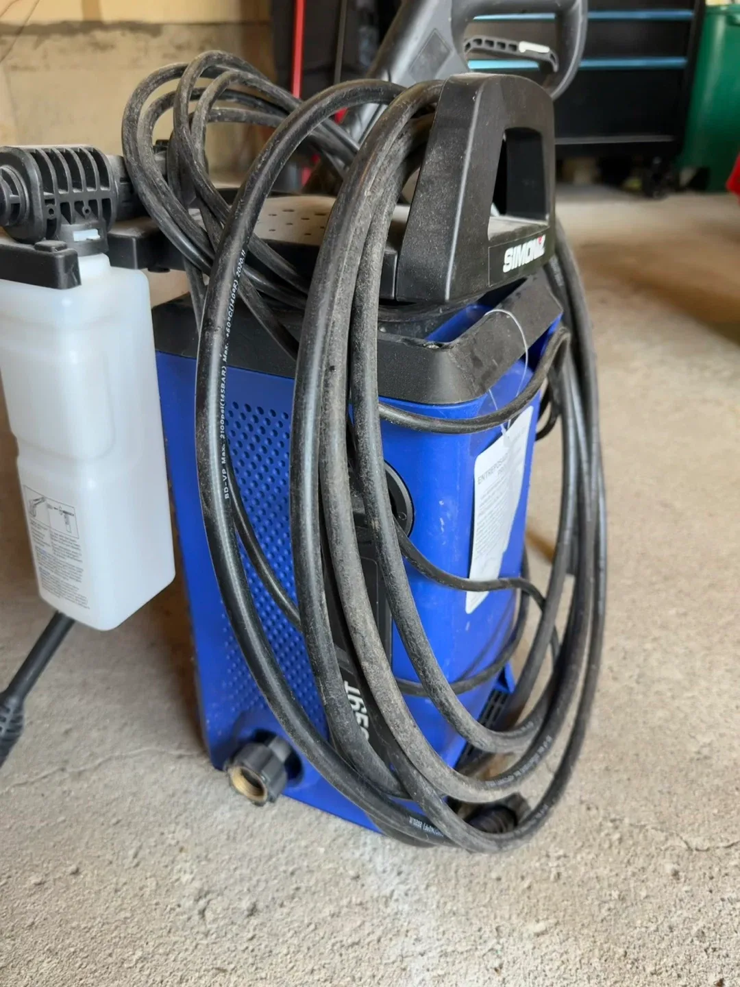 Simoniz Electric Pressure Washer image indicator(2)