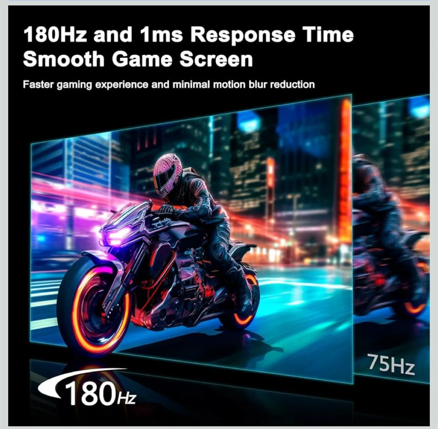 Brand New SANSUI 27” WQHD 2K Gaming Monitor – 180Hz / 1ms IPS image indicator(2)