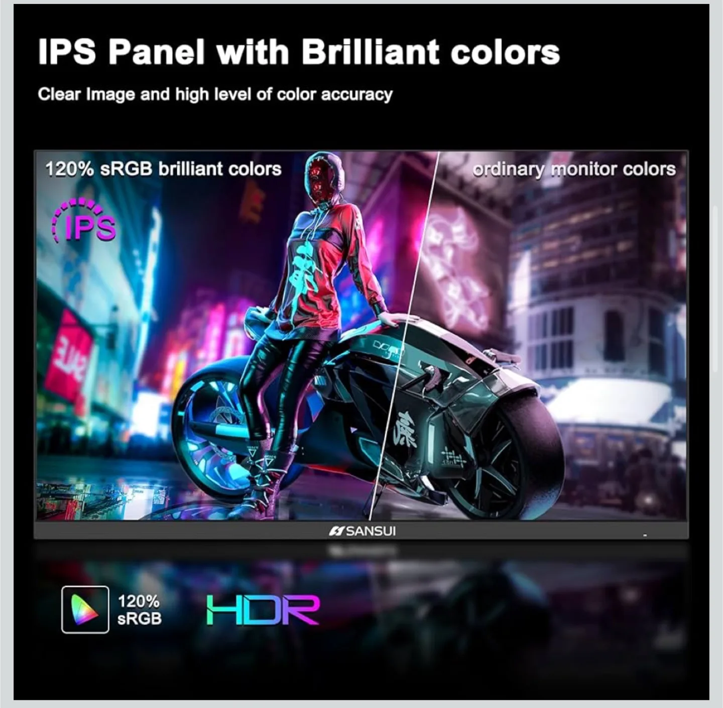 Brand New SANSUI 27” WQHD 2K Gaming Monitor – 180Hz / 1ms IPS image indicator(4)