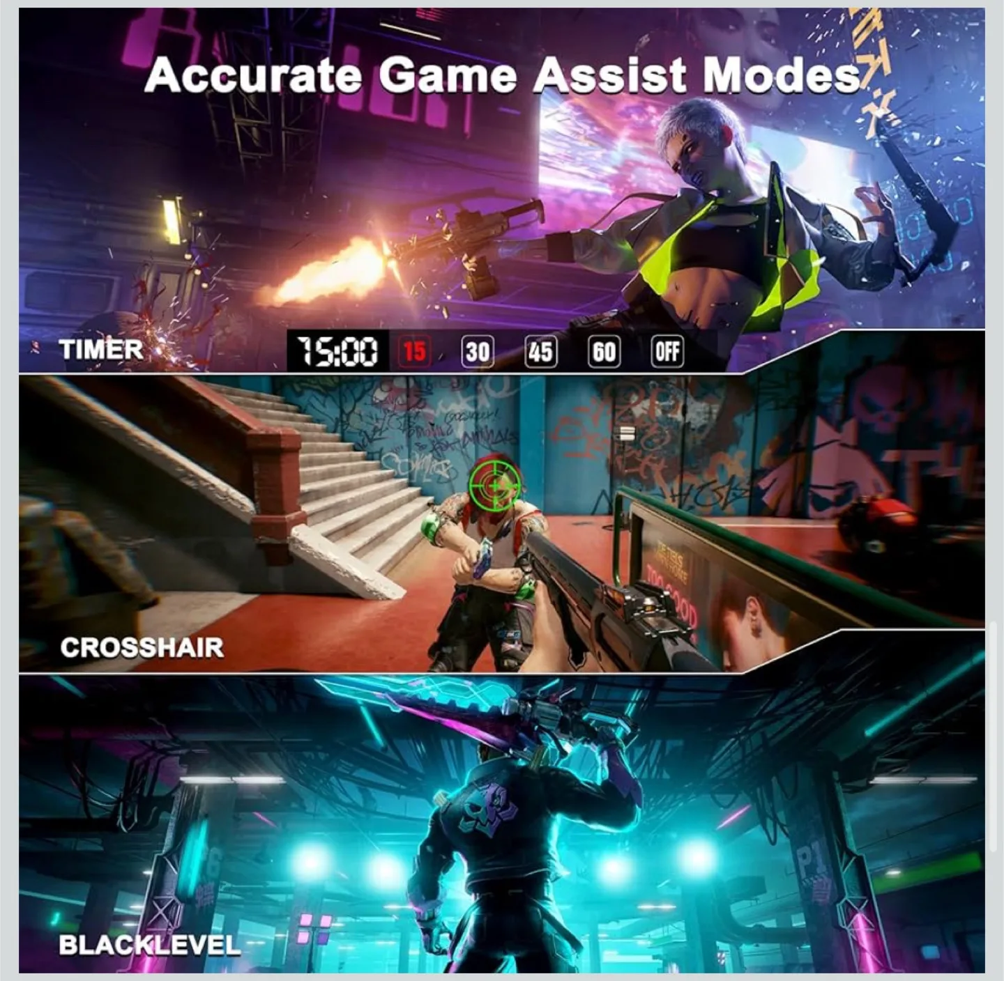 Brand New SANSUI 27” WQHD 2K Gaming Monitor – 180Hz / 1ms IPS image indicator(6)