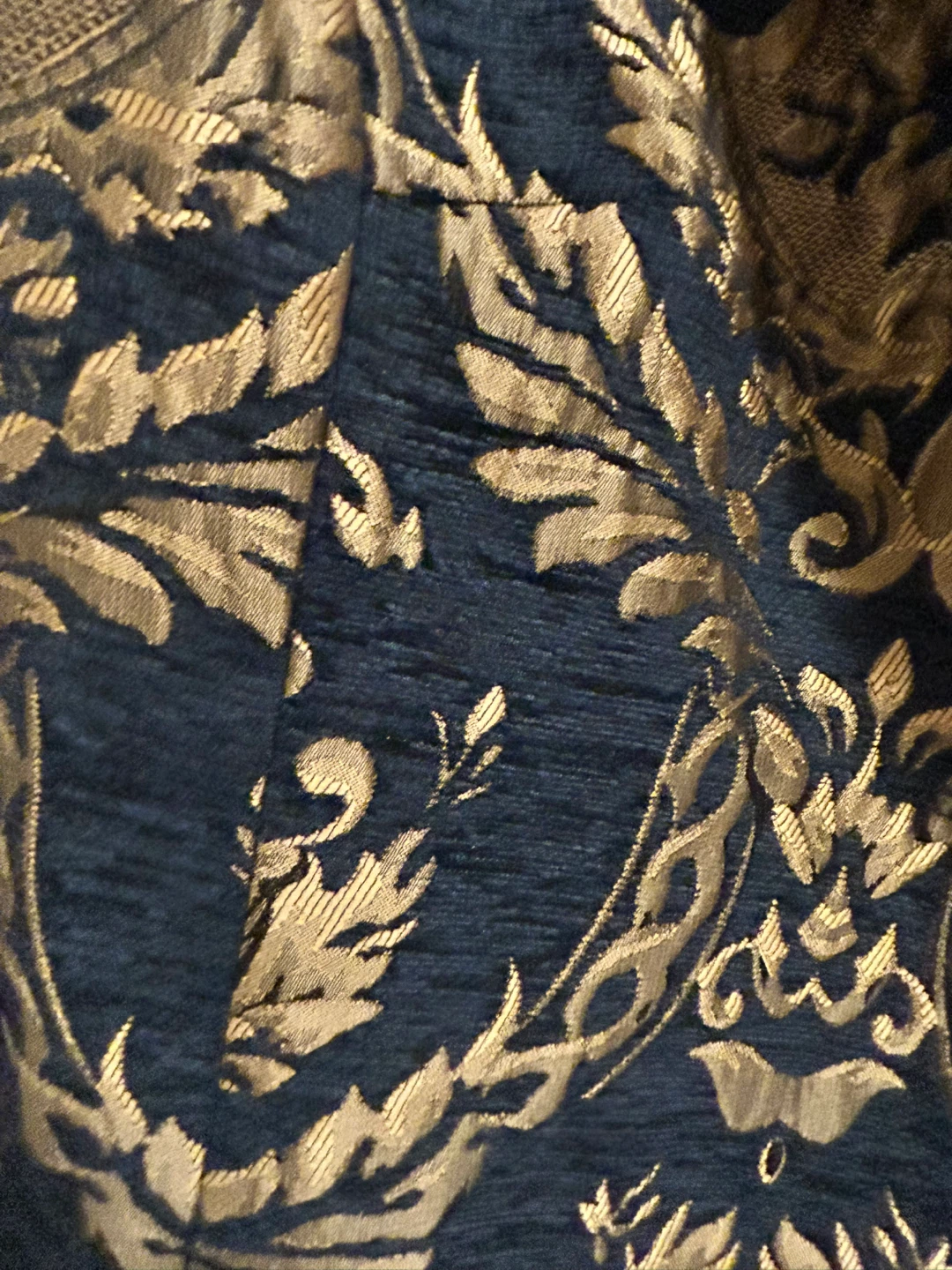 Patterned Gold & Black Blazer - photo 3
