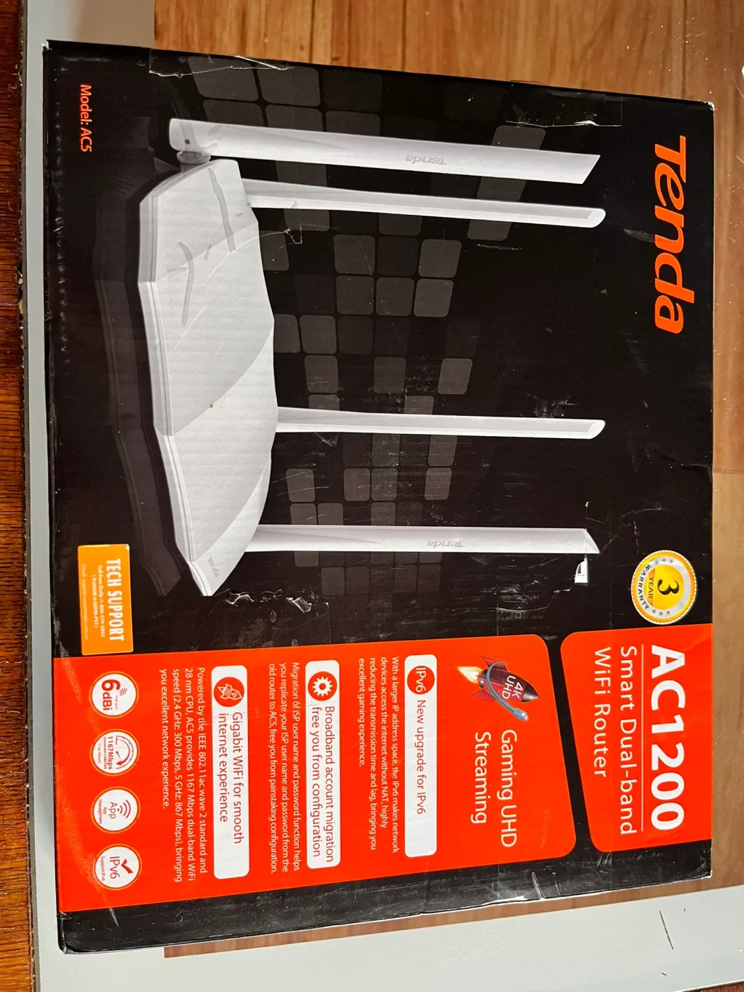 Tenda AC1200 Smart Dual-Band WiFi Router