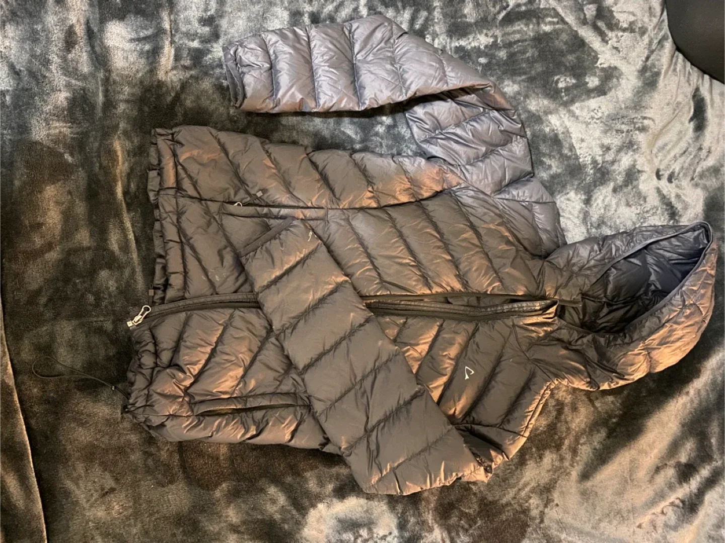 Black Paradox Lightweight Down Jacket - Size S