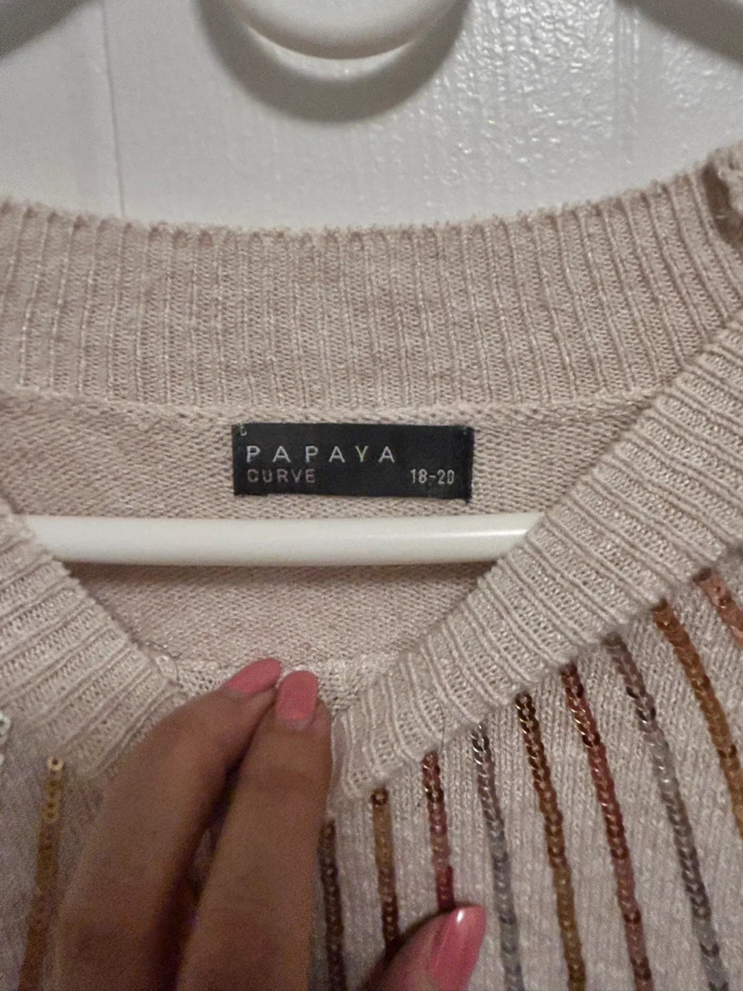 Papaya Curve Sweater Size 18-20 image indicator(3)