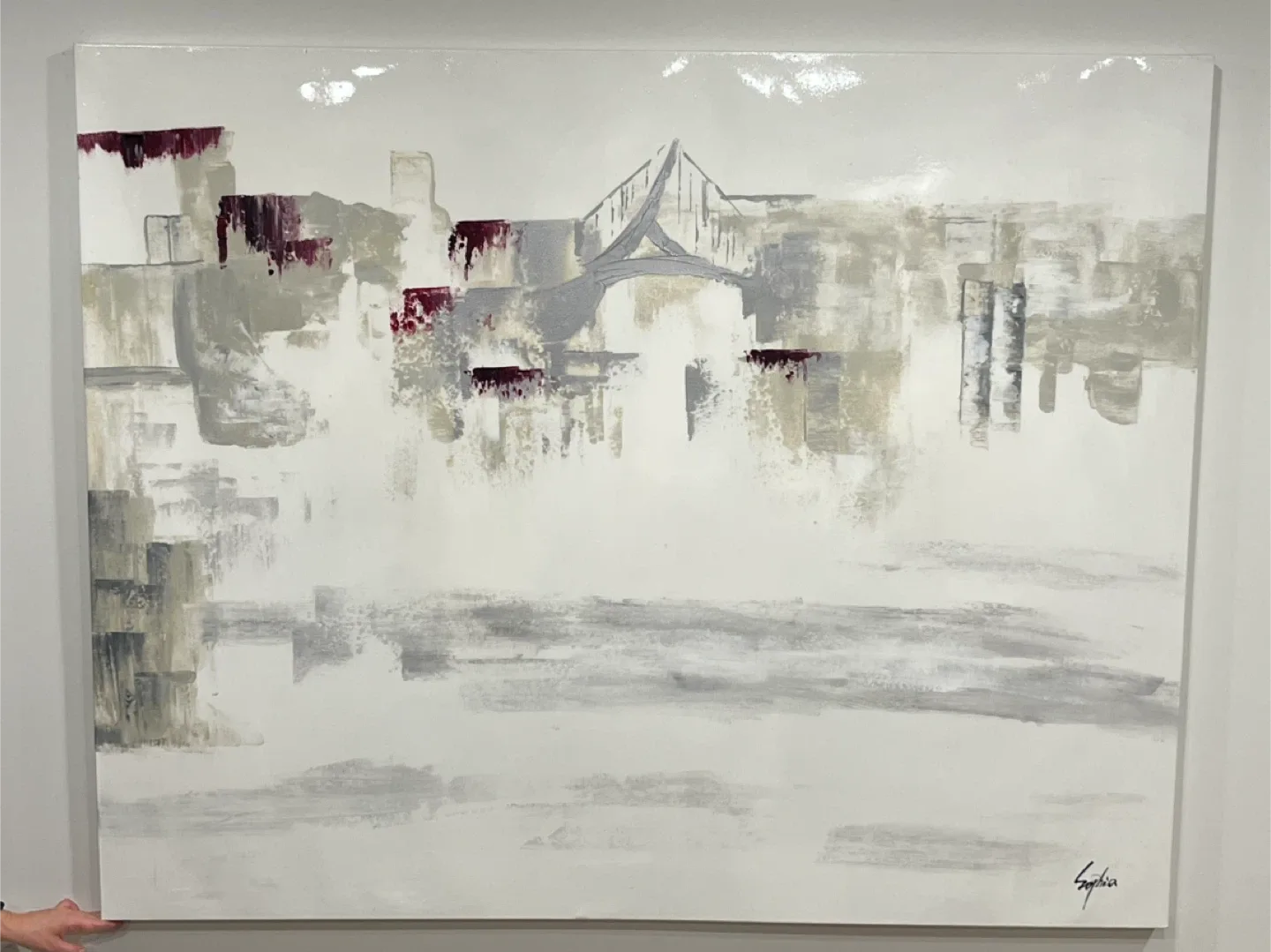 Abstract Painting on Canvas