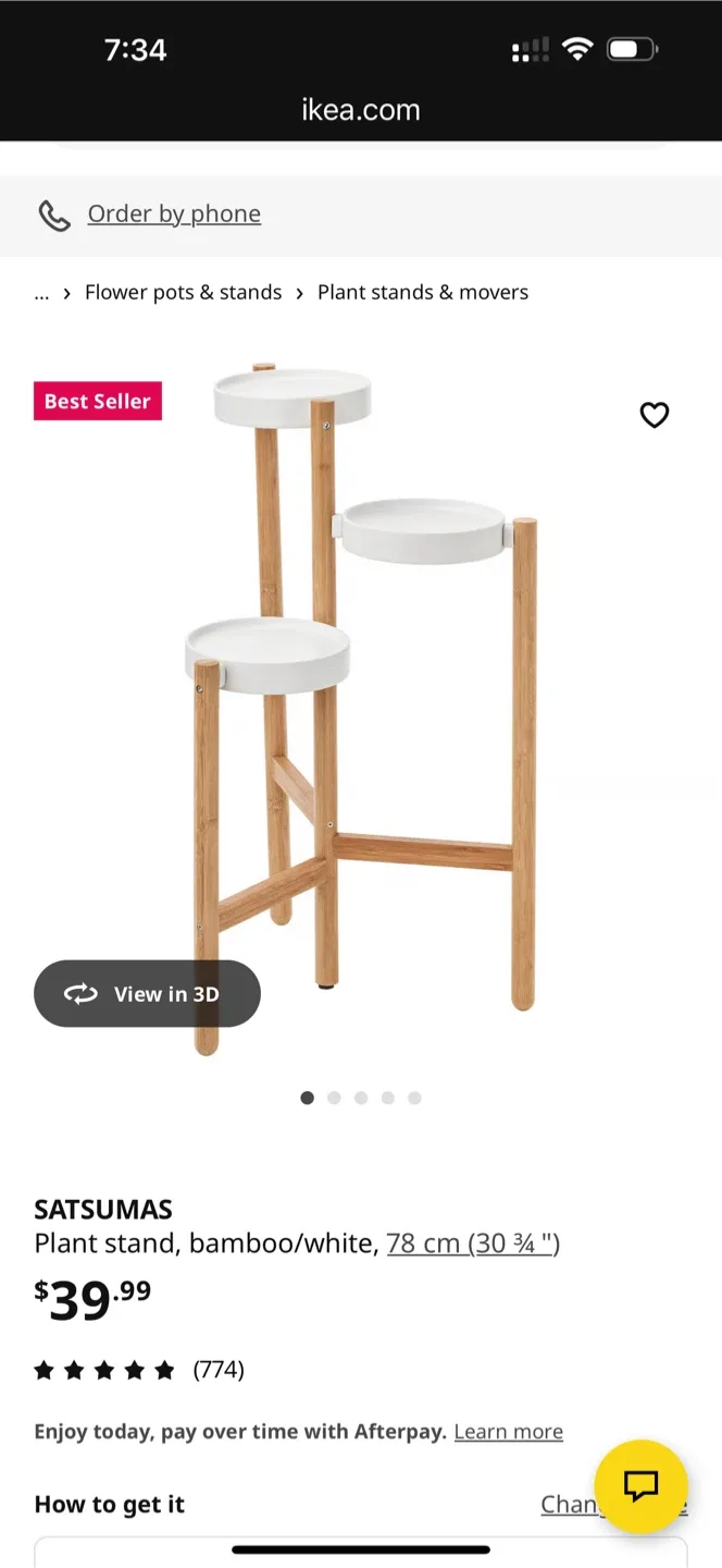 IKEA Artificial Potted Plant & Plant Stand image indicator(3)