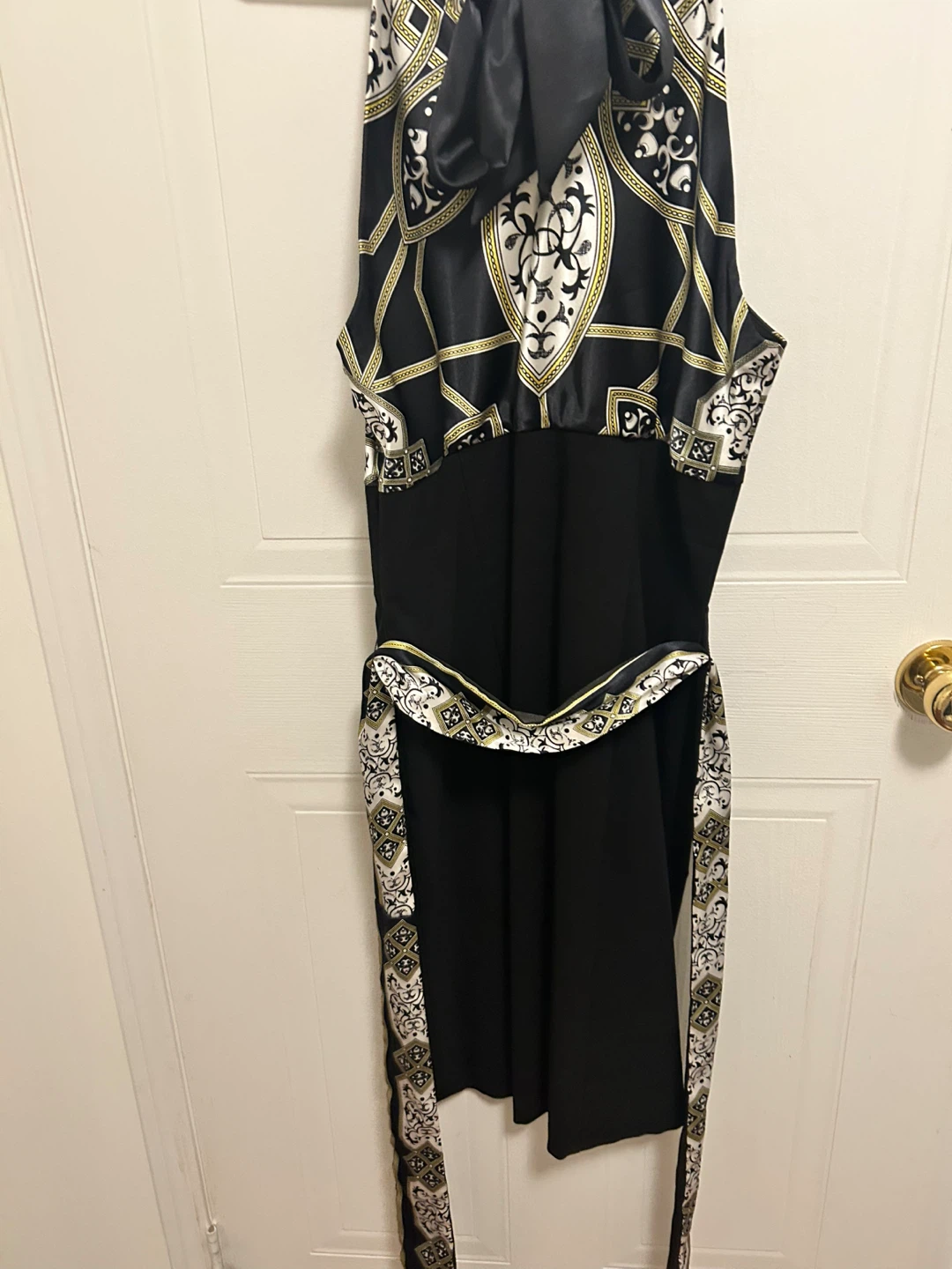 Black & White Patterned Dress - photo 5