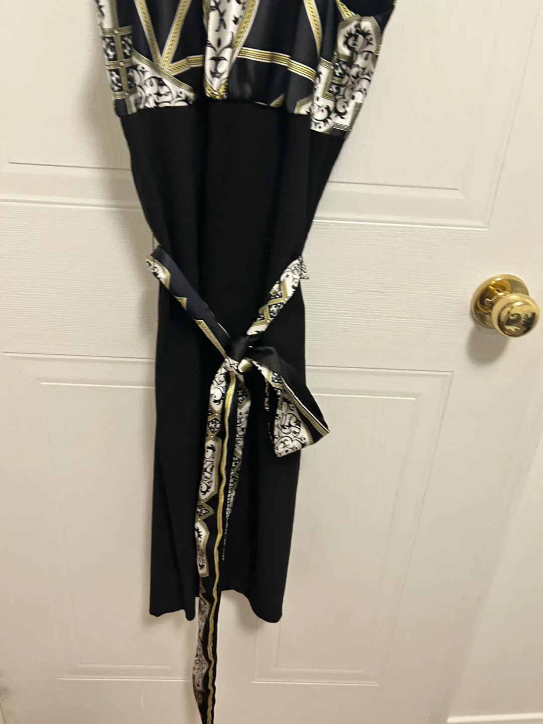 Black & White Patterned Dress image indicator(6)