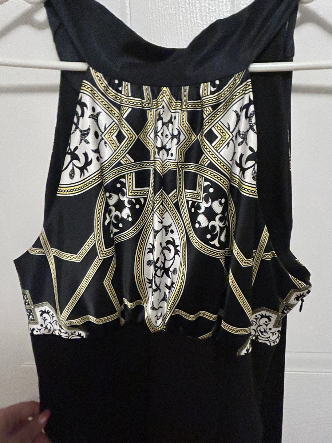Black & White Patterned Dress - photo 2