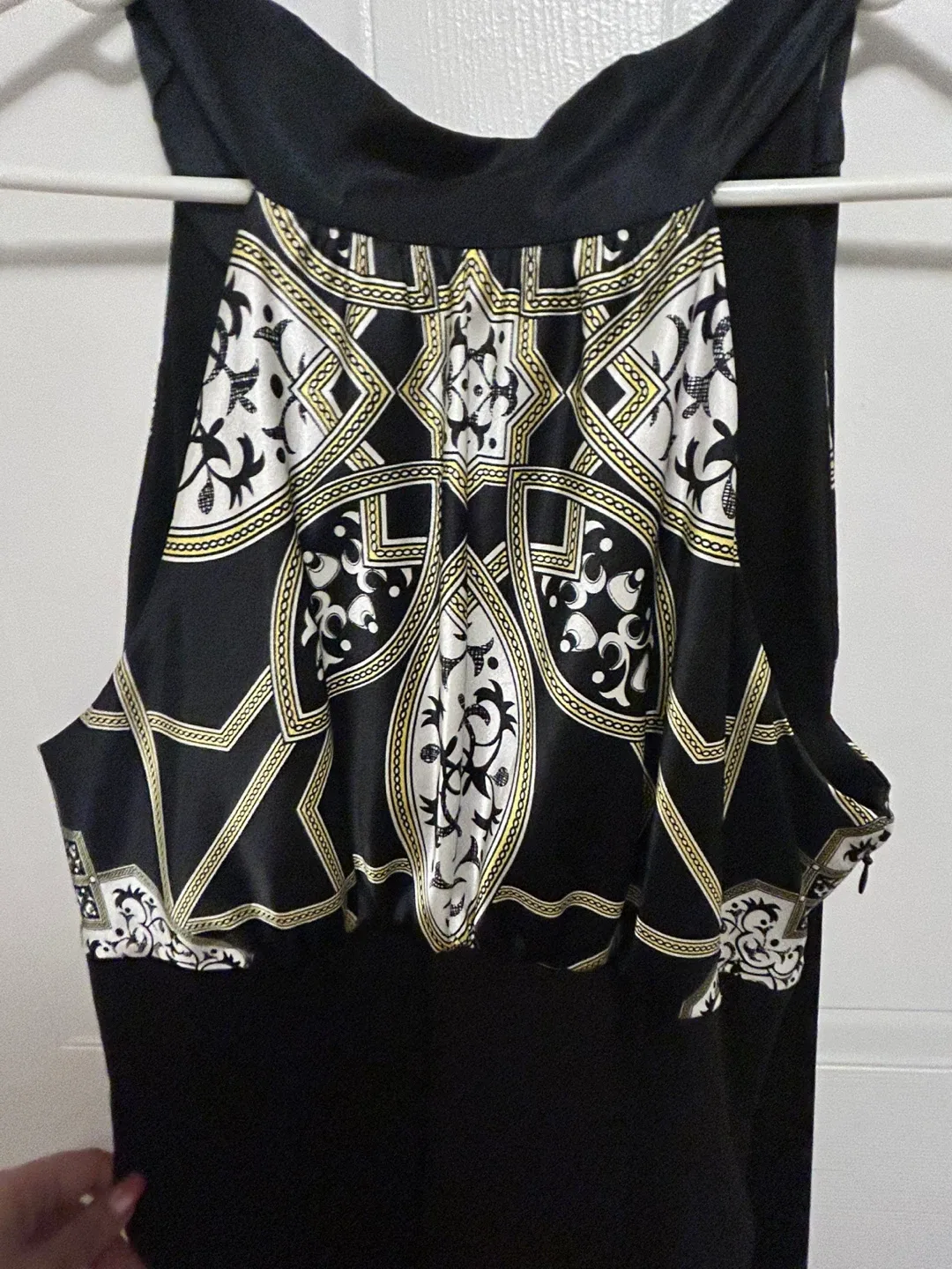 Black & White Patterned Dress image indicator(2)