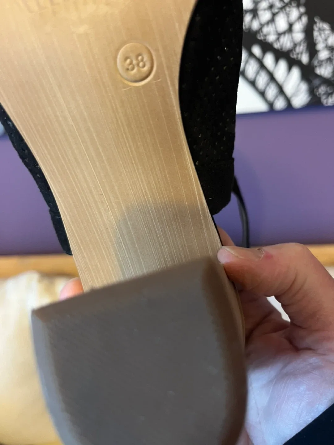 Steve Madden Black Suede Heels - Size 8 image indicator(5)