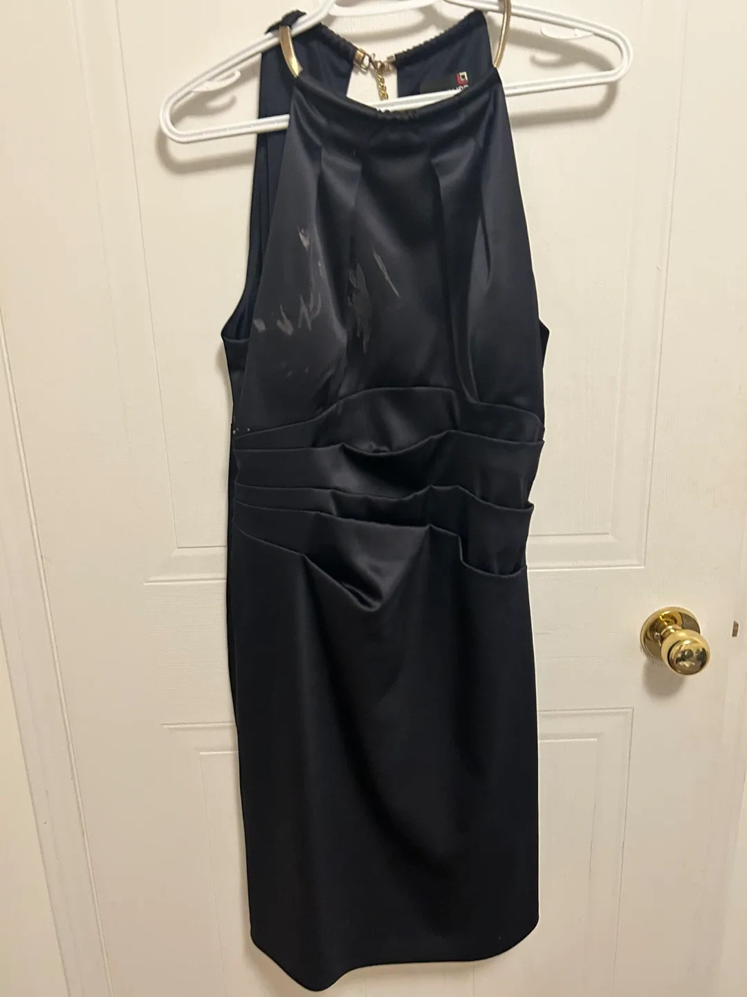 Laura Navy Blue  Dress - Size 14 image indicator(4)