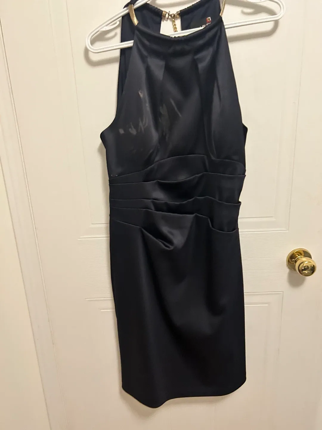 Laura Navy Blue  Dress - Size 14 image indicator(3)