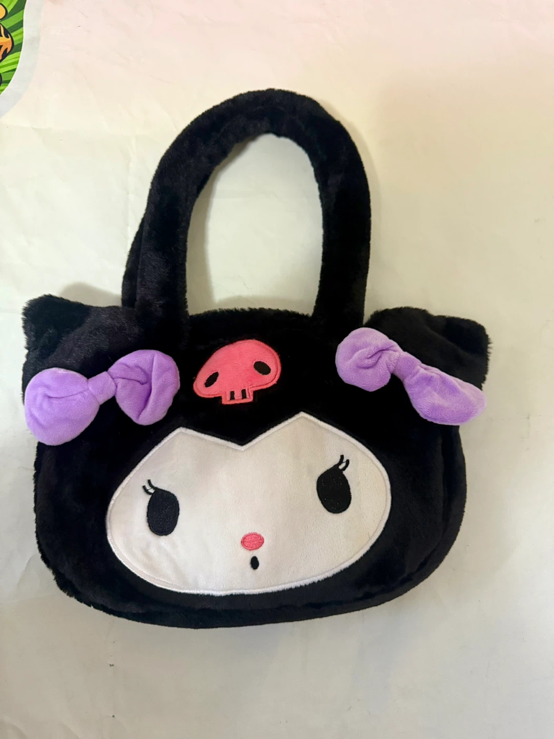 Kuromi Plush Tote Bag