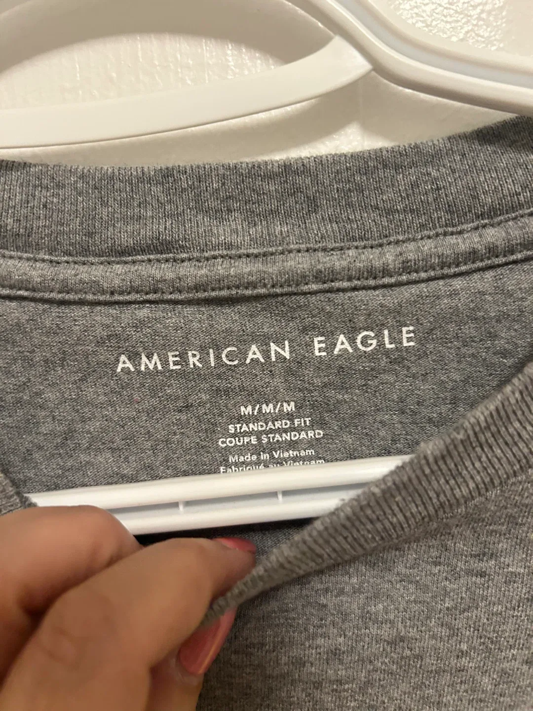 American Eagle Grey Long Sleeve - Size M image indicator(2)