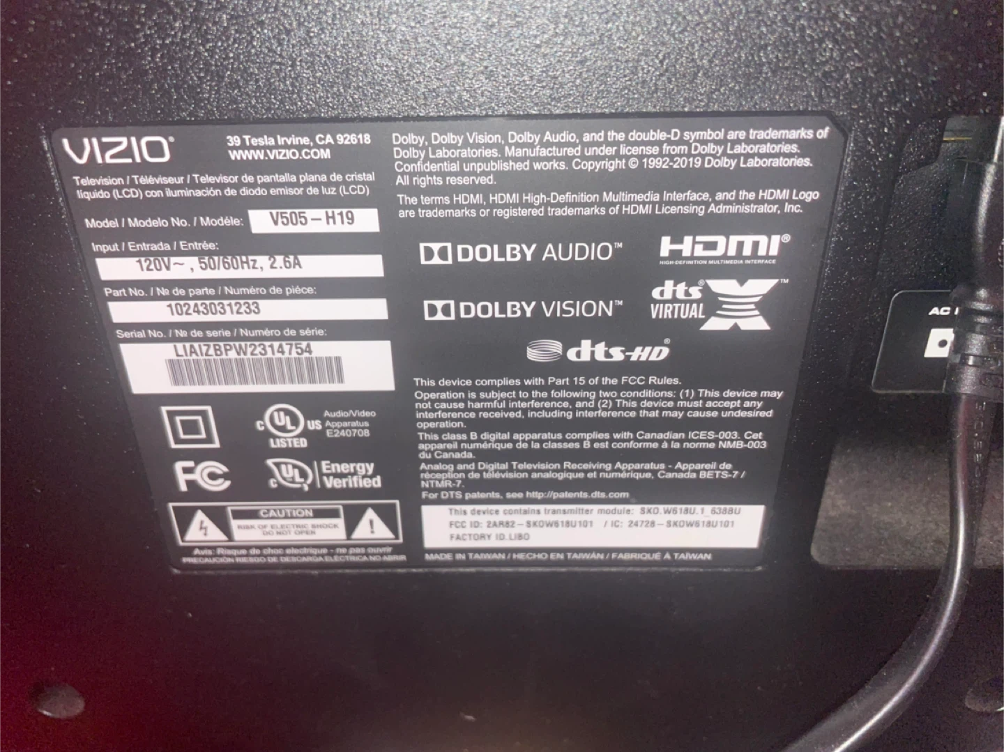 Vizio 50" Class 5-Series 4K HDR Smart TV - photo 3