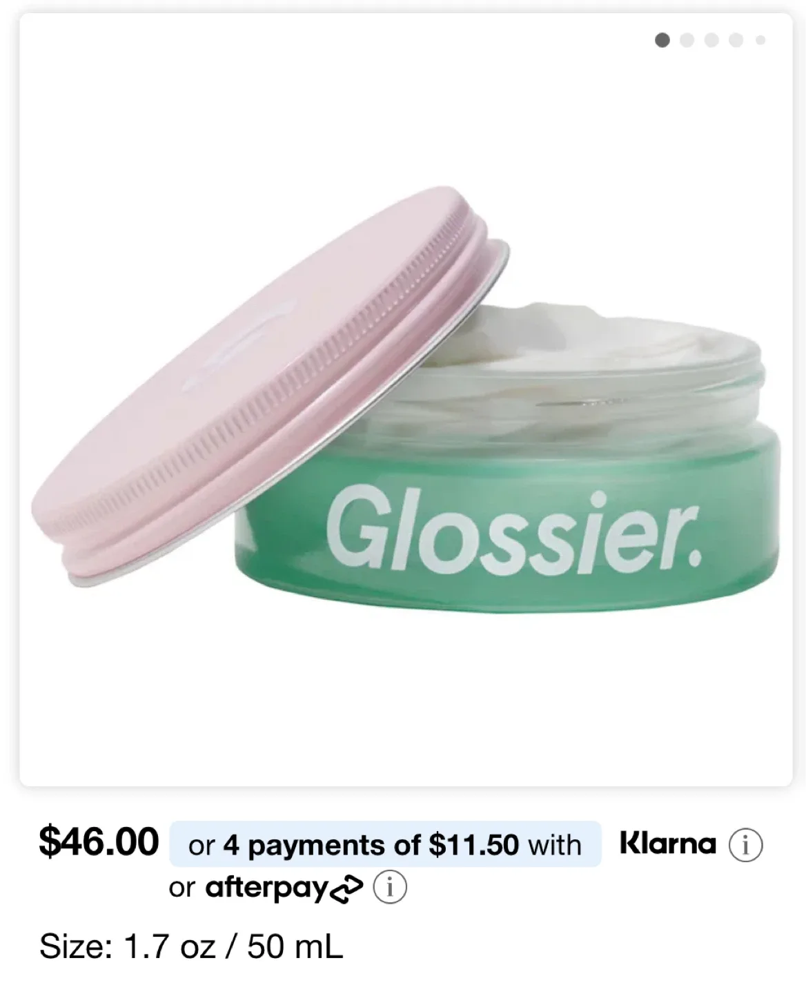 Glossier Moisturizing Moon Mask 50 mL