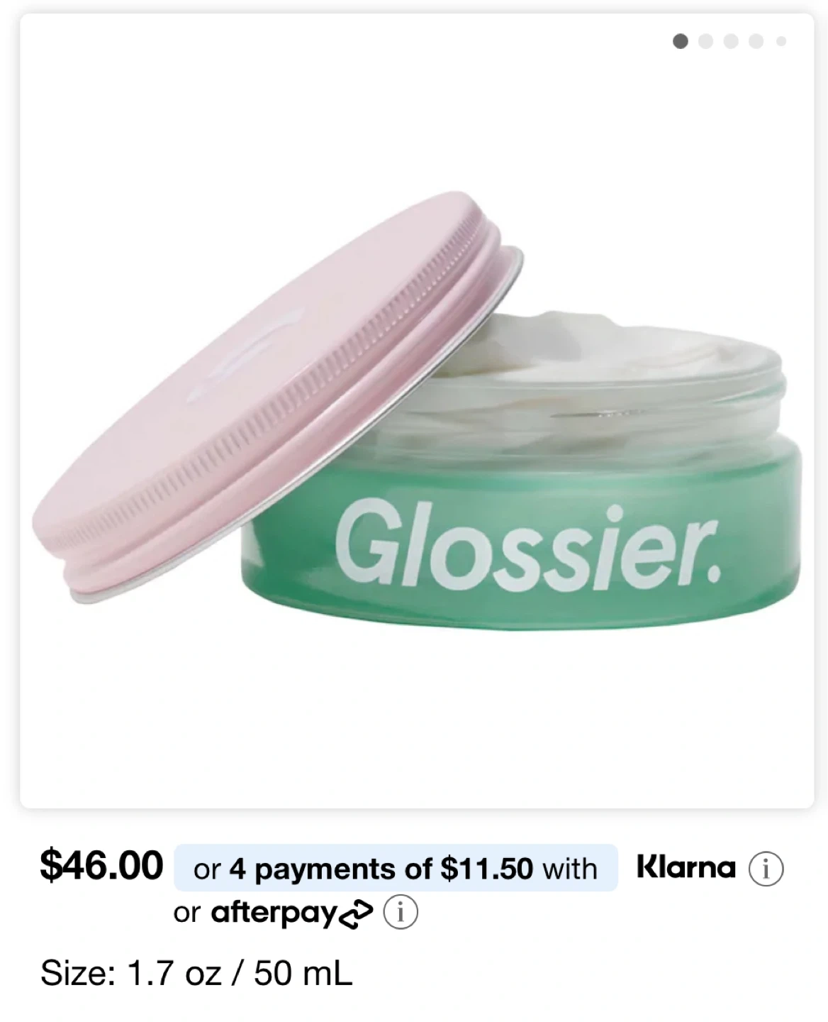 Glossier Moisturizing Moon Mask 50 mL