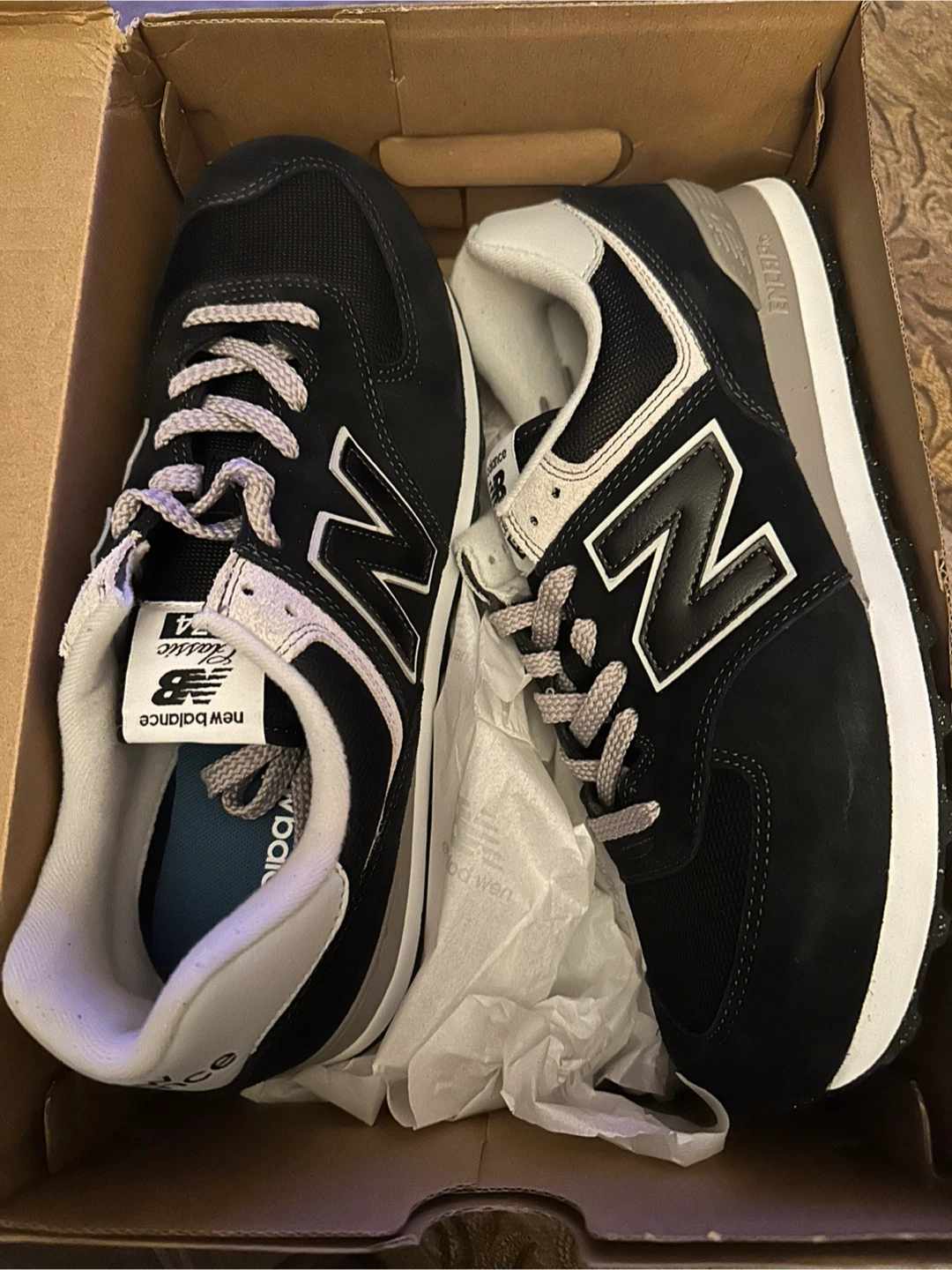 New Balance 574 Classic Black US 10