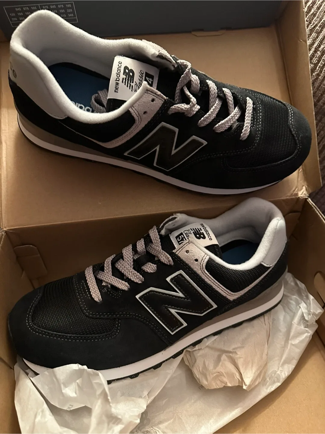 New Balance 574 Classic Black US 11 image indicator(4)