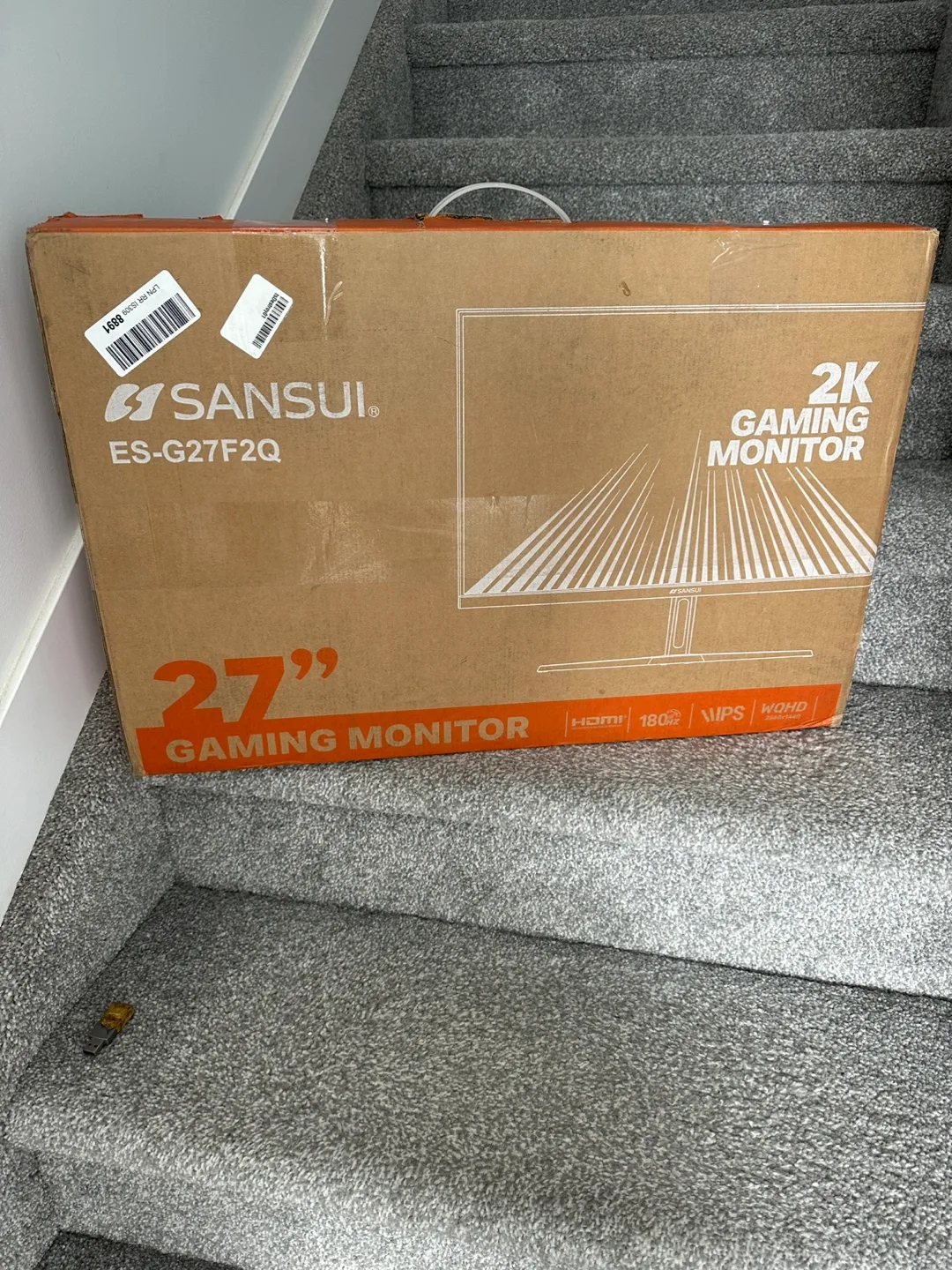 Brand New SANSUI 27” WQHD 2K Gaming Monitor – 180Hz / 1ms IPS image indicator(10)