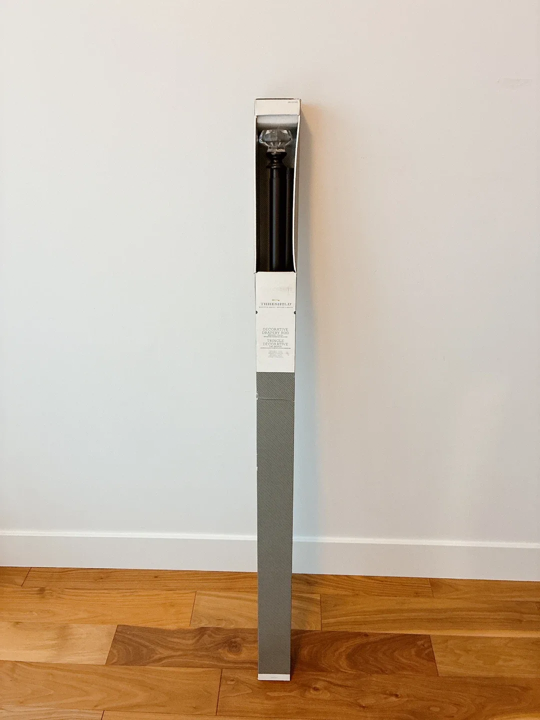 Threshold Decorative Drapery Rod - Bronze Finish