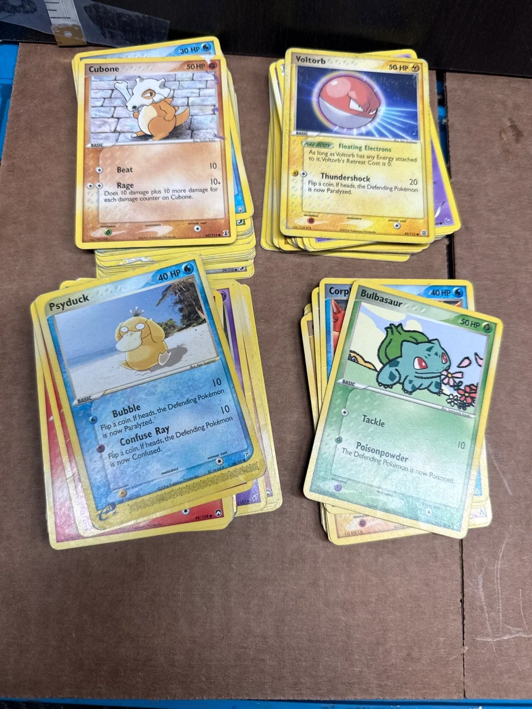 100 common  Lot of Pokemon Trading Cards