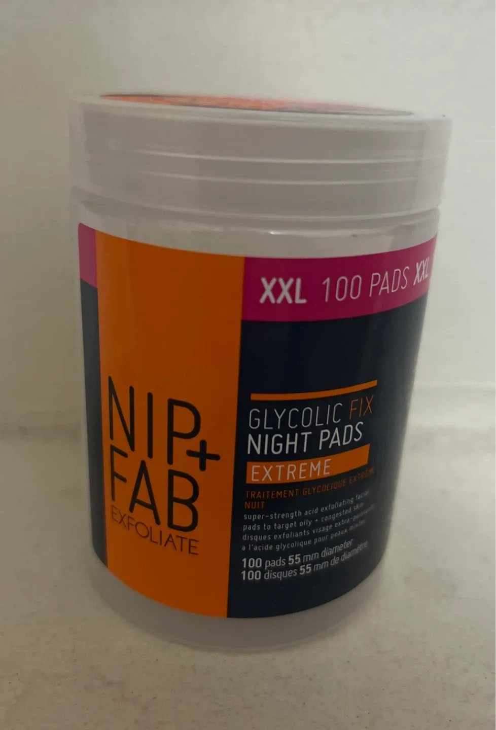Nip + Fab Glycolic Fix Night Pads Extreme XXL 100 Pads