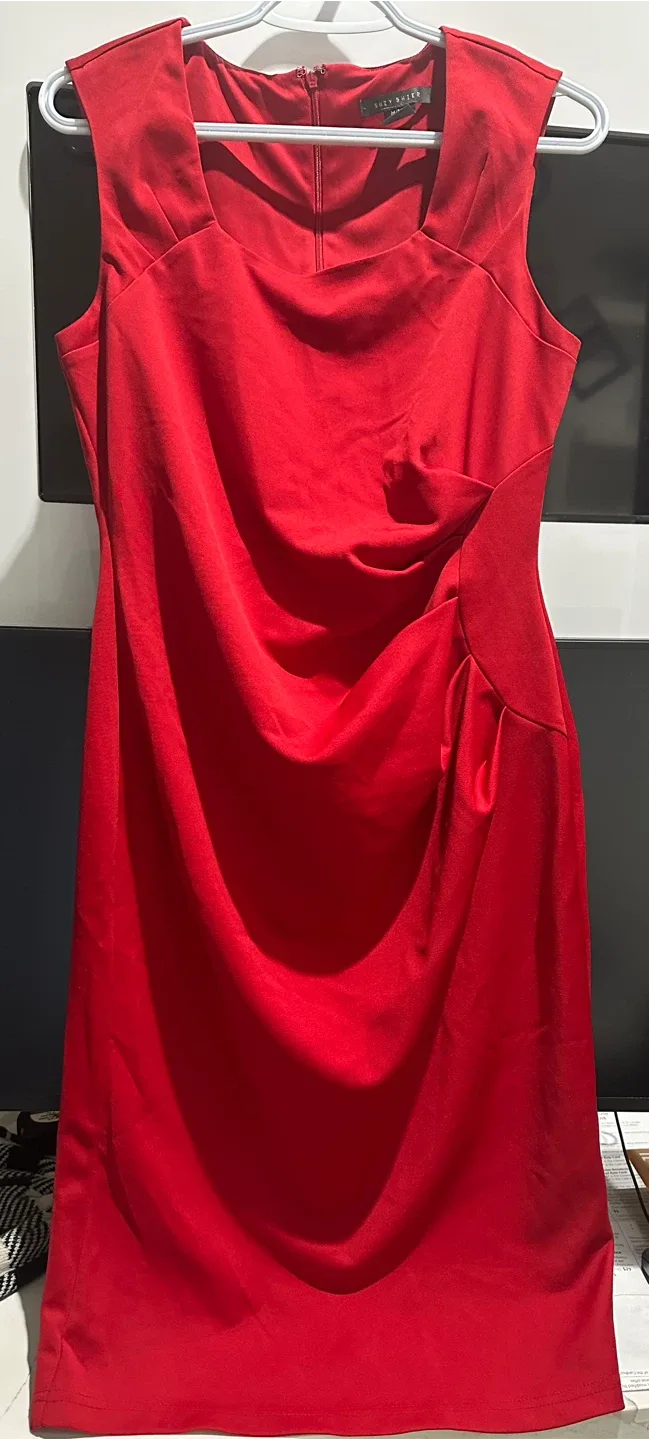 Suzy Shier Red Dress - Size M