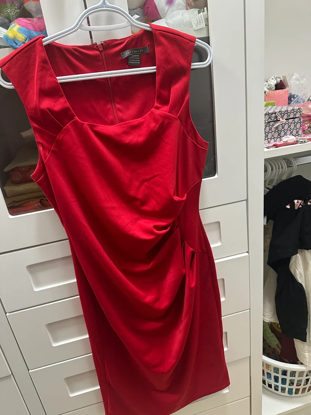 Suzy Shier Red Dress - Size M image indicator(4)