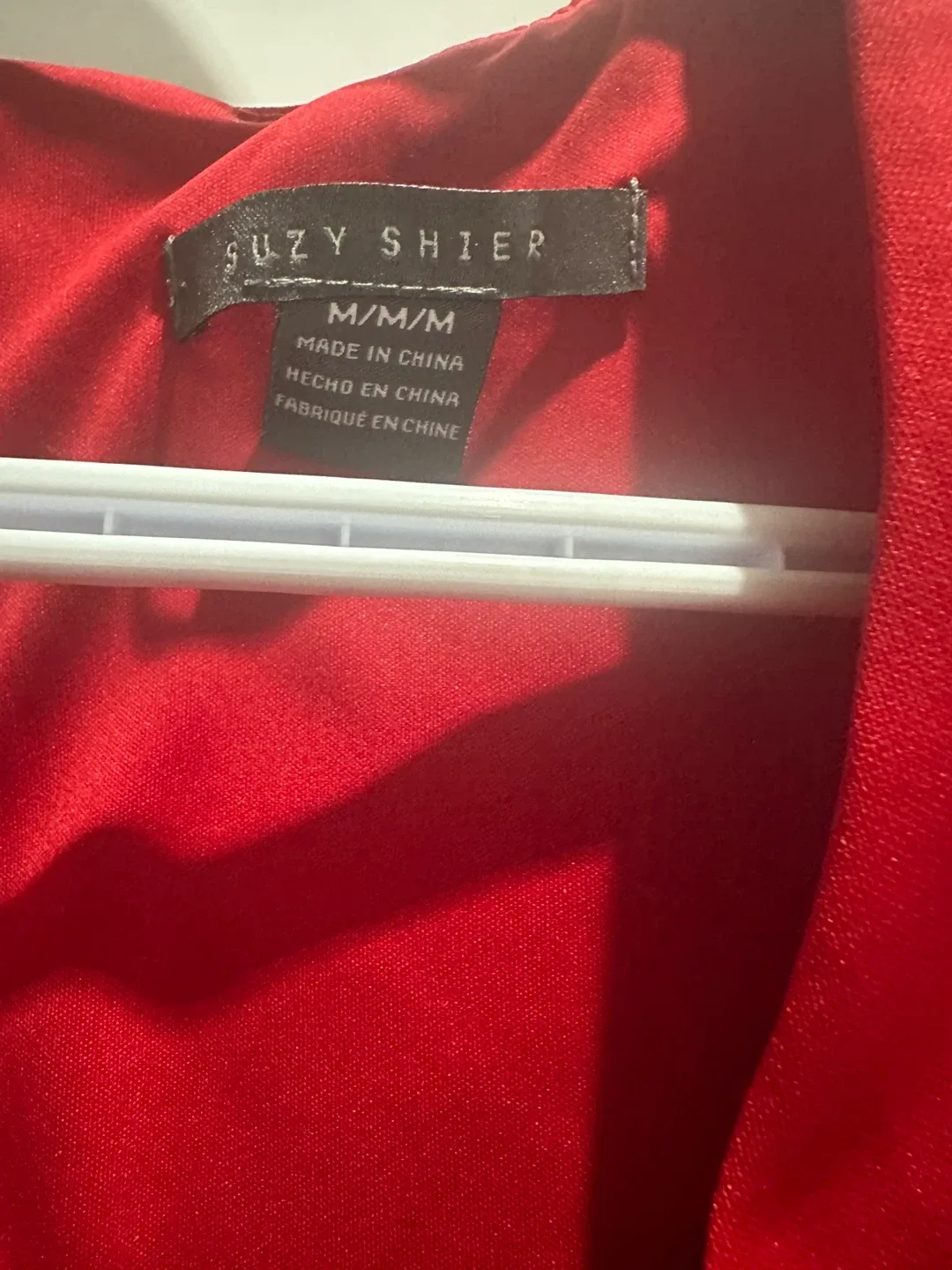 Suzy Shier Red Dress - Size M image indicator(2)