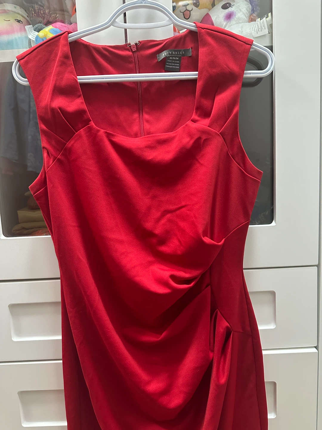 Suzy Shier Red Dress - Size M - photo 3