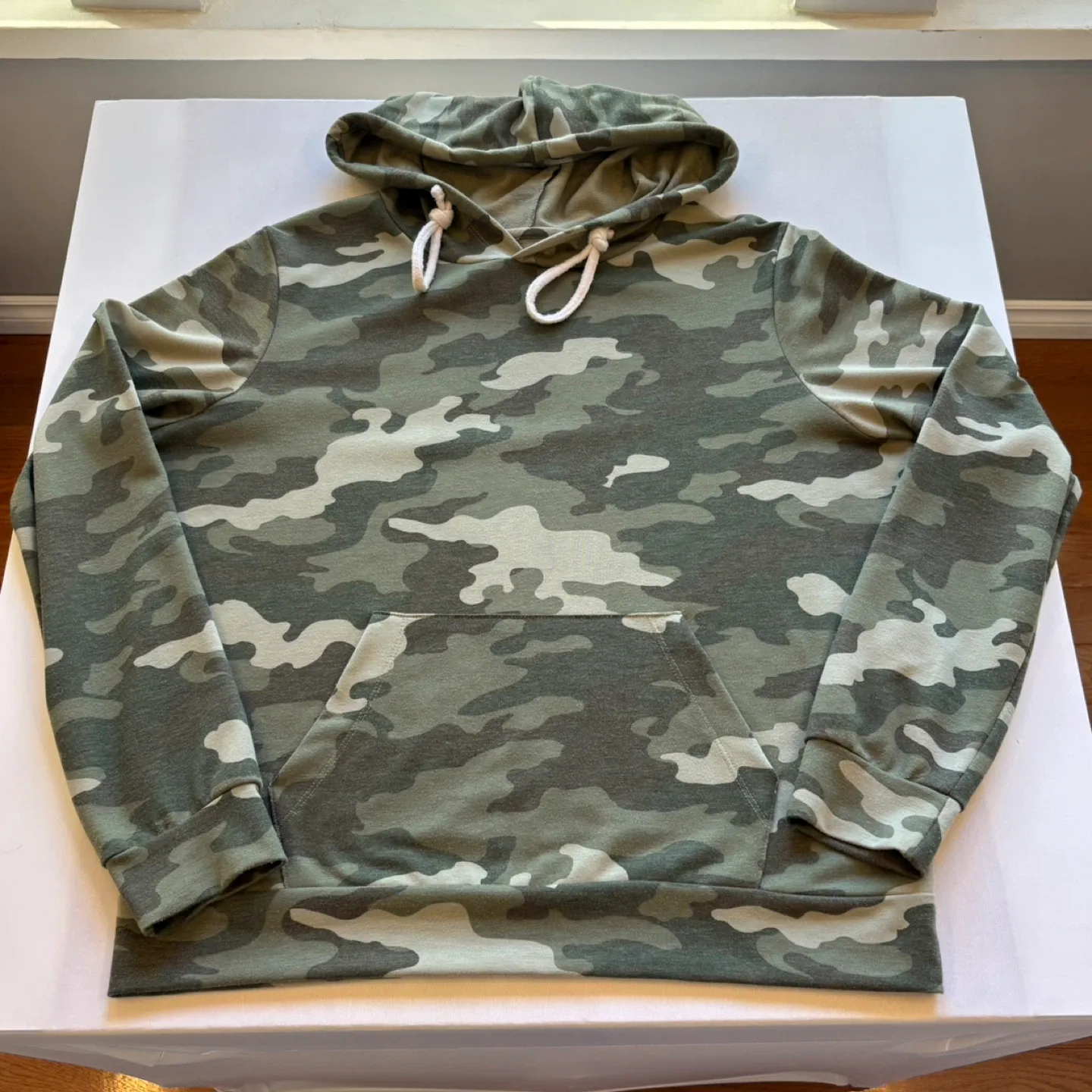 HS Idol Hoodie Sweatshirt Camo Lightweight Hooded Top Size L image indicator(6)