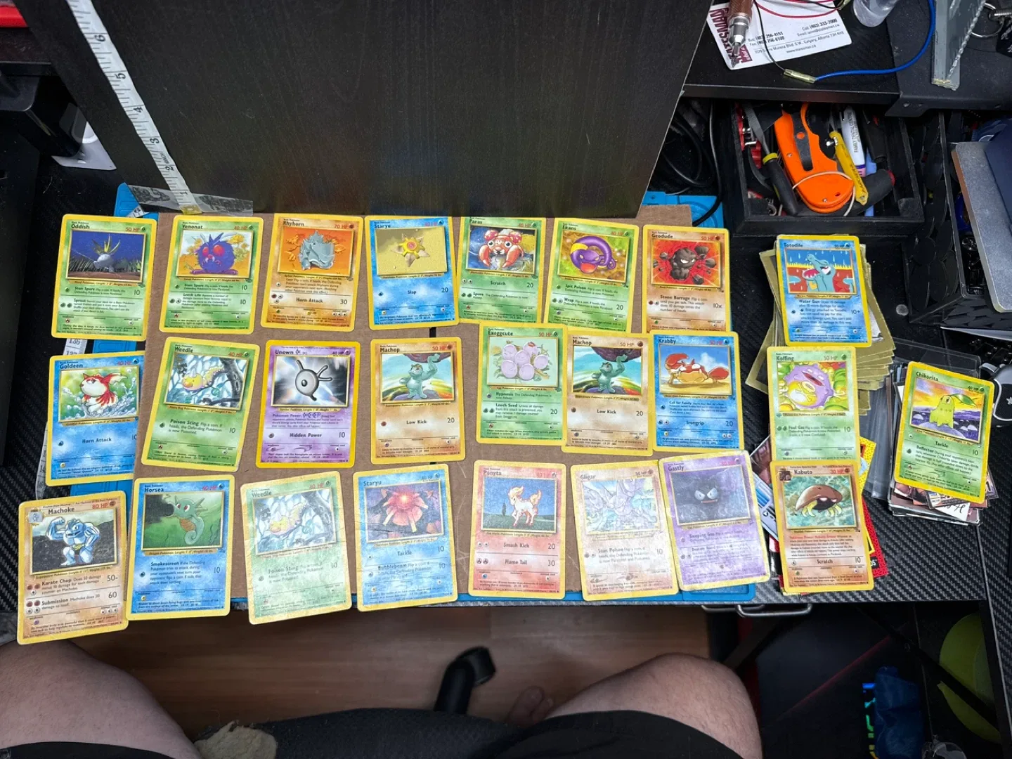 25 Vintage Pokemon Cards - Assorted