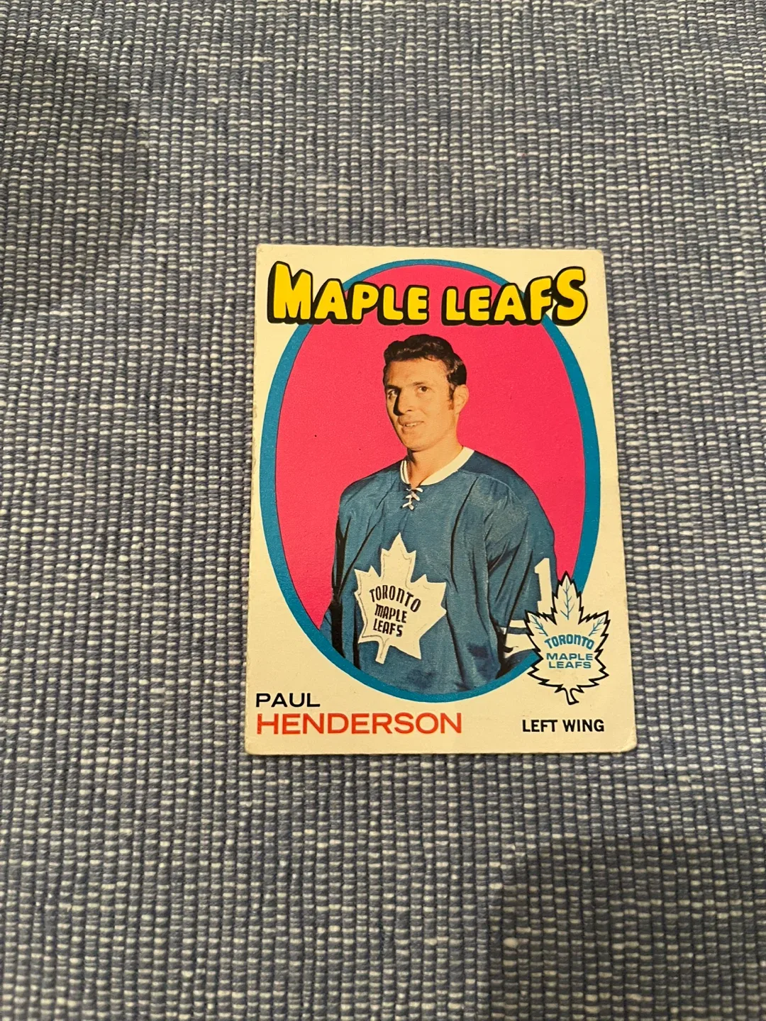 1971-72 O Pee Chee HOCKEY Card 67 PAUL HENDERSON