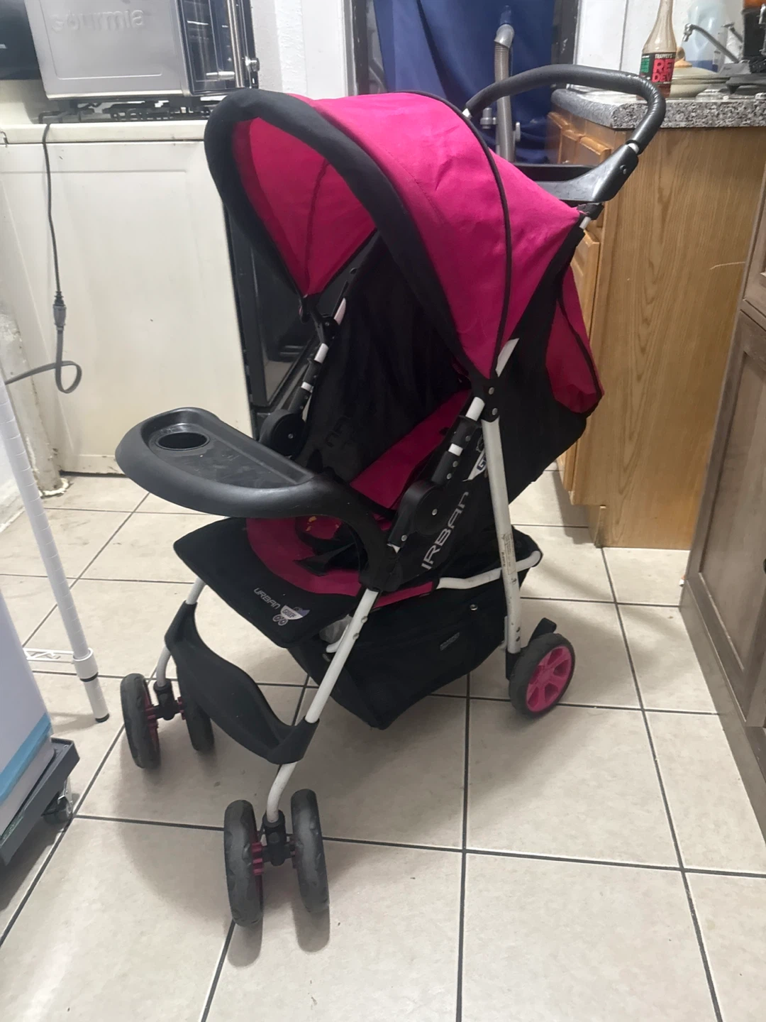 Urban Infant Pink & Black Stroller - photo 2