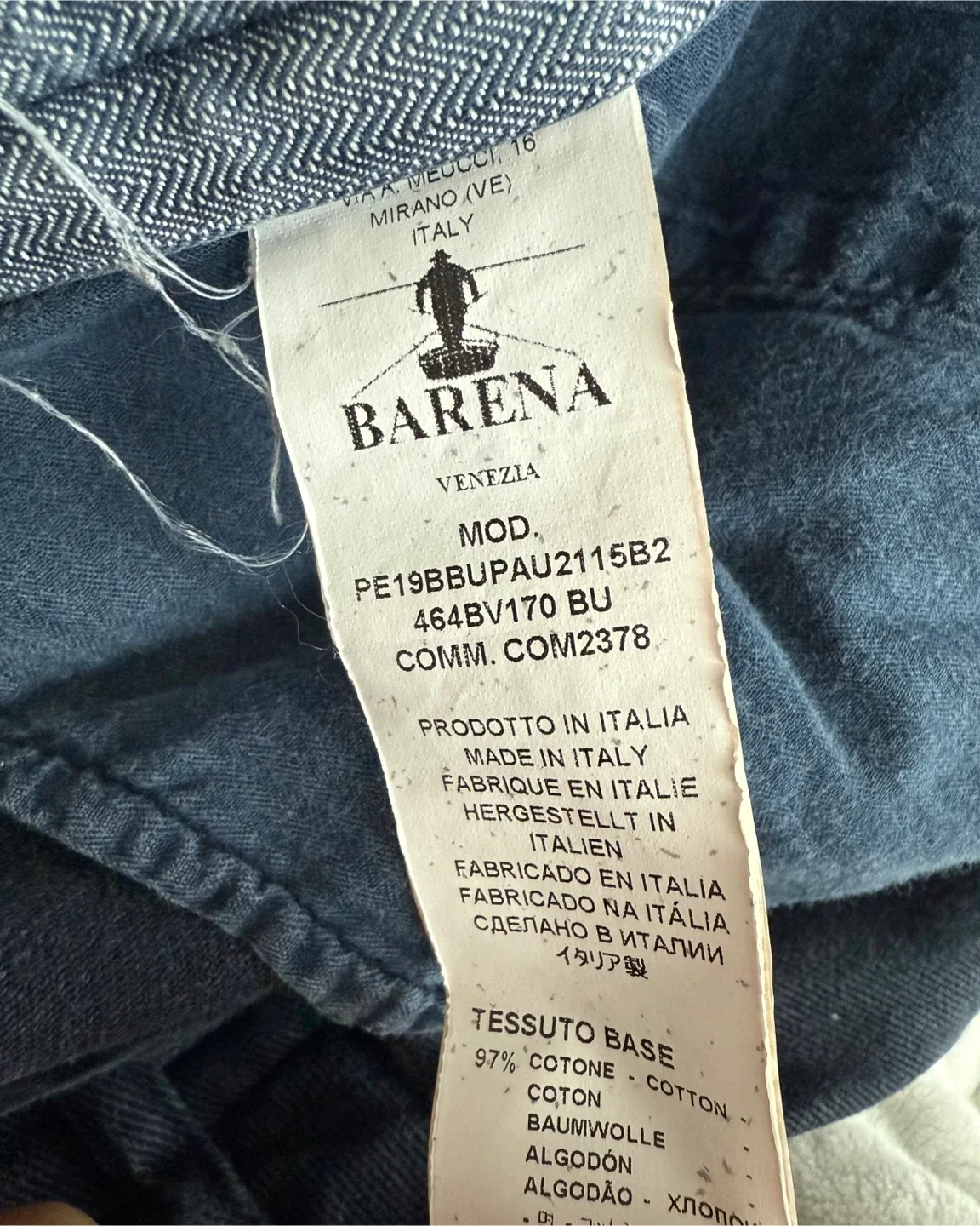 Barena Venezia Pants Size 46 image indicator(7)