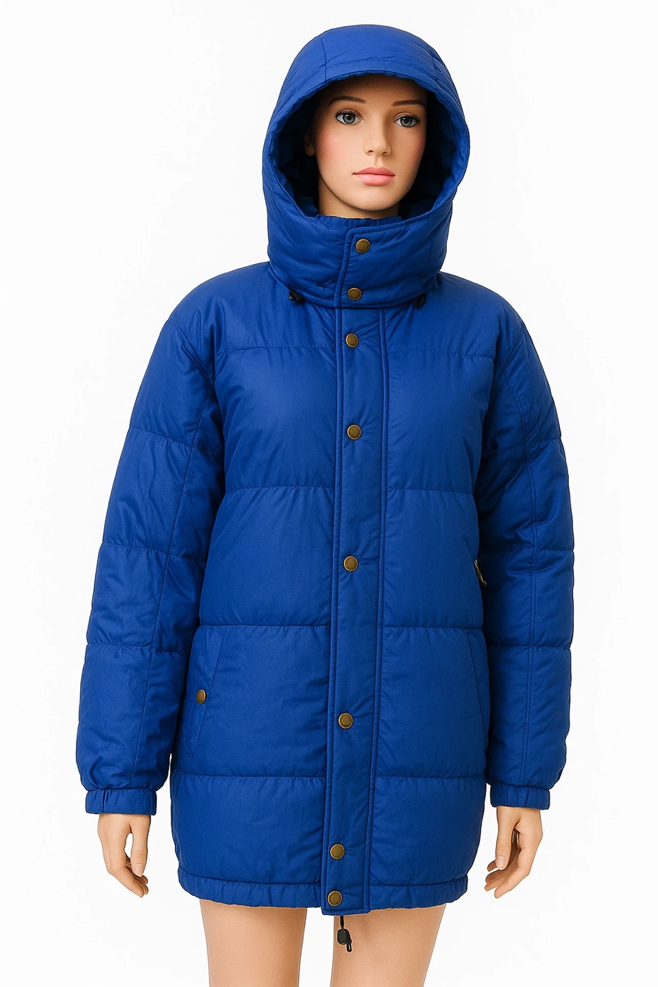 1980s Powderhorn Reversible Down Jacket – Large – Blue/Teal - photo 5