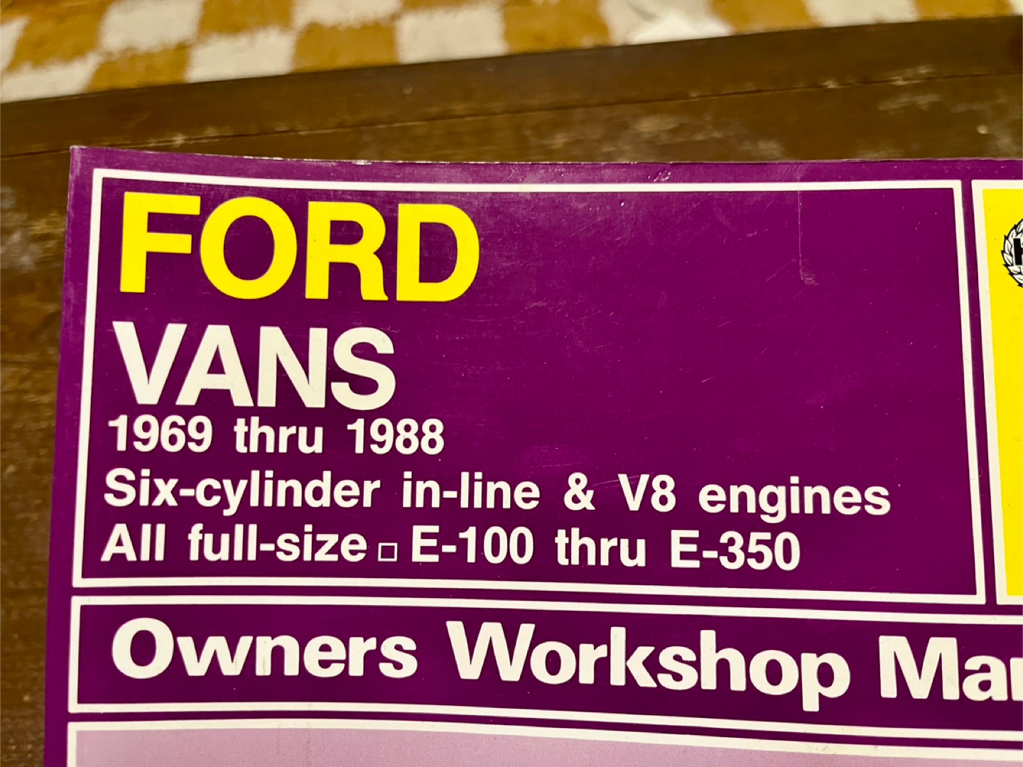 Ford Vans 69-88 Haynes Manual Full Size Vans - photo 2
