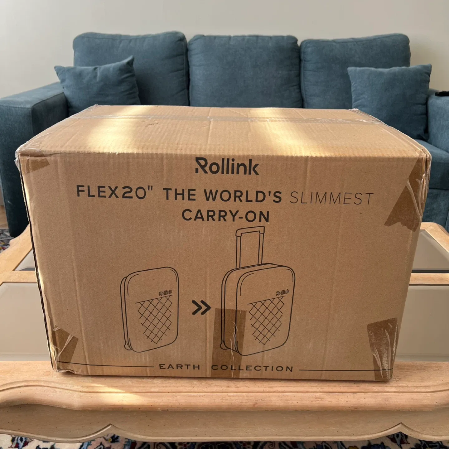 Foldable Carry-On Luggage – Collapses to 5cm – Mint Color image indicator(8)