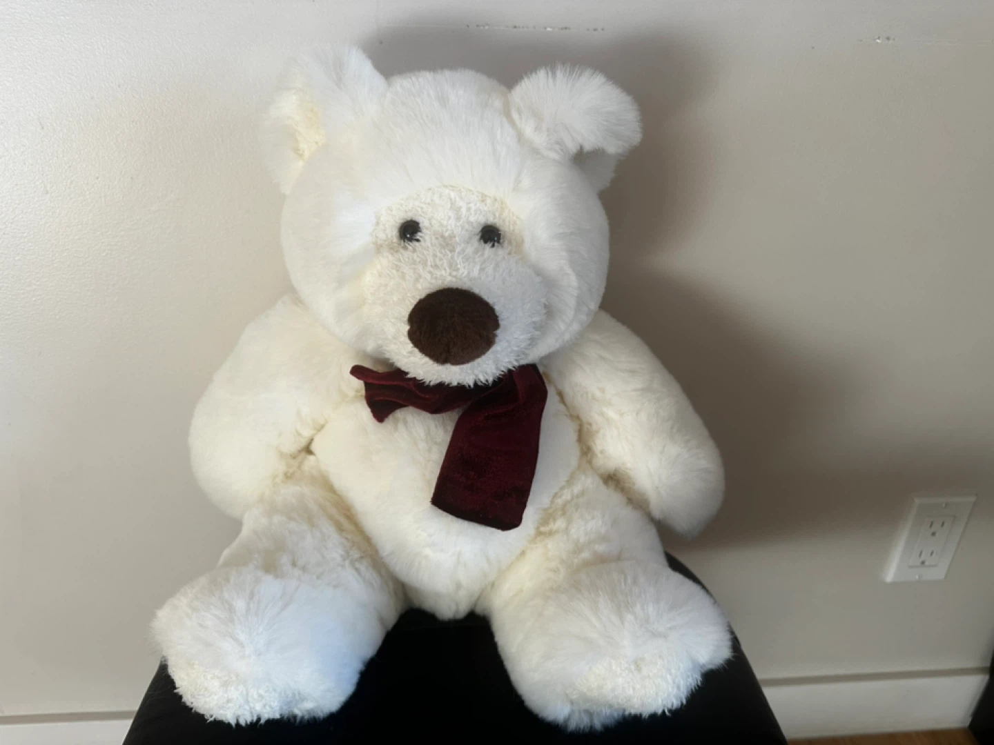 White Plush Teddy Bear - photo 2