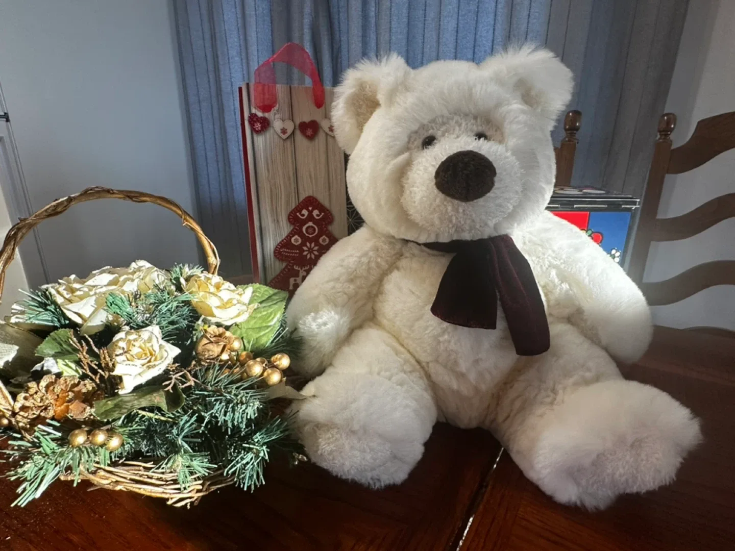 White Plush Teddy Bear