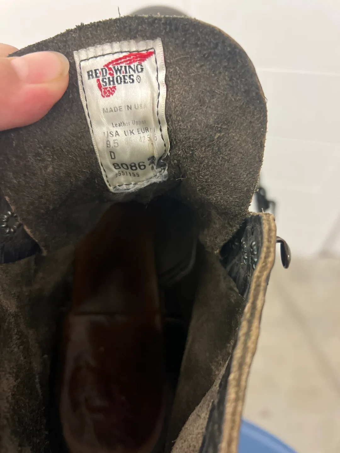 Red Wing 8086 Iron Ranger Boots, Size 9.5 image indicator(4)