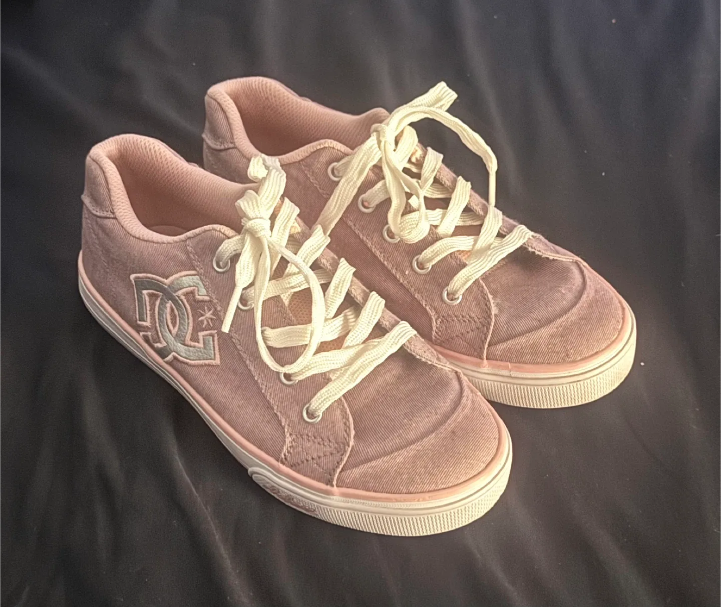 Girls’ Pink DC Shoes, Size 4.5
