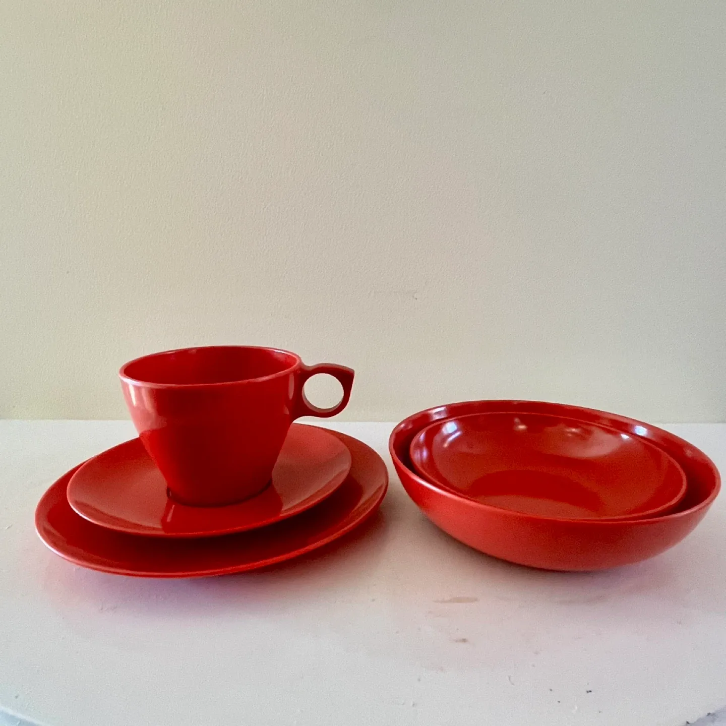 20 pc Maplex/Melmac Melamine Dinnerware image indicator(3)